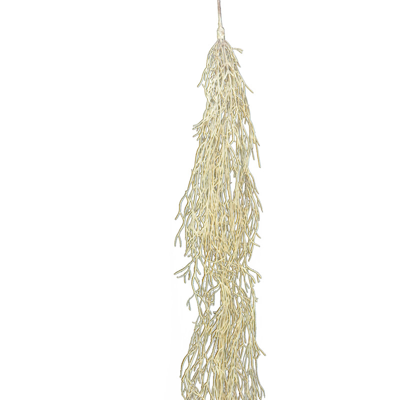 Girlanda / větev - Hanging twig garland naturel 68cm