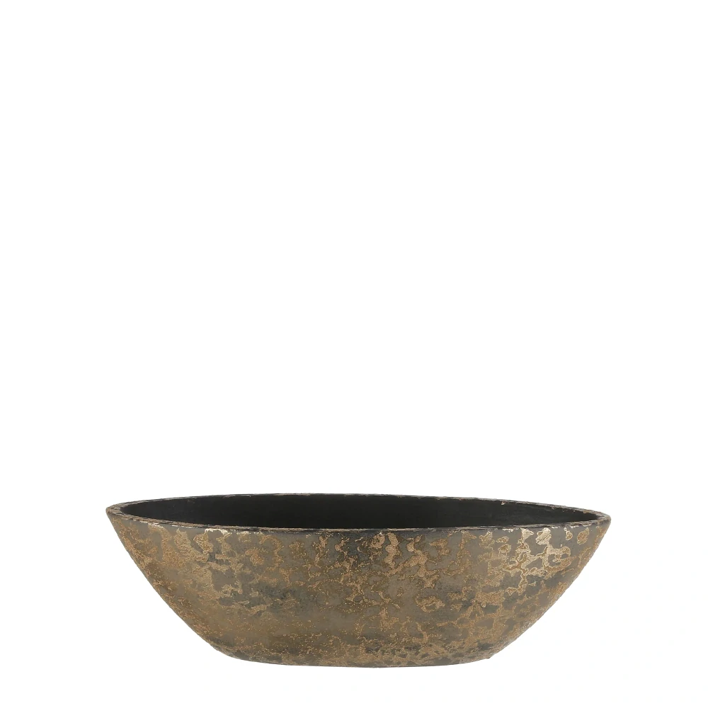 Obal Clemente ovalný zlatý 41 x 20 x 26 cm