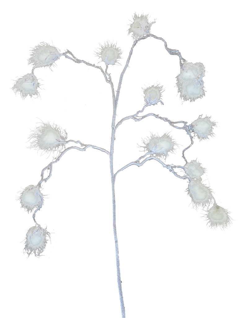 Fluffy spray white 108cm