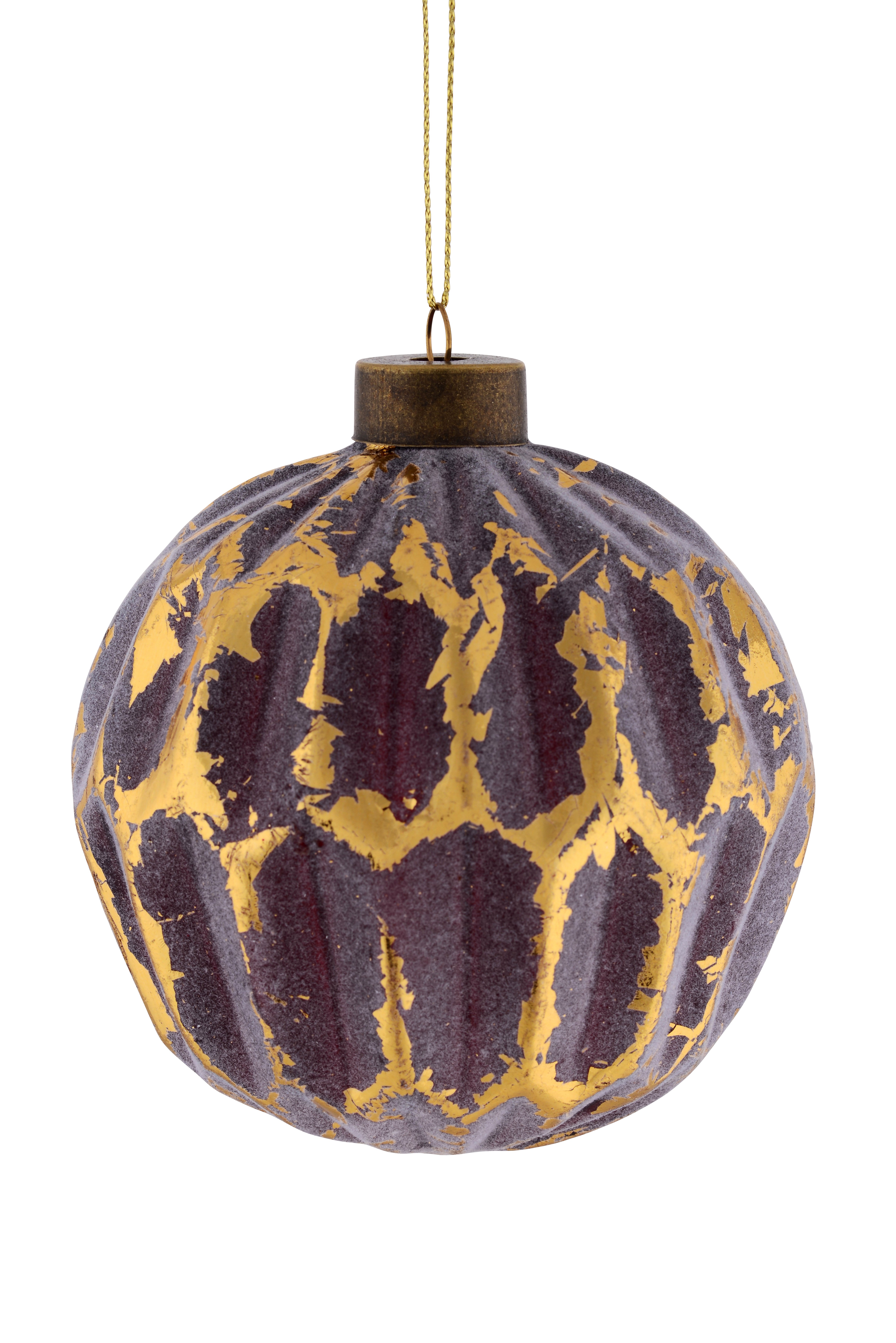 Koule ornament ball červené - zlaté