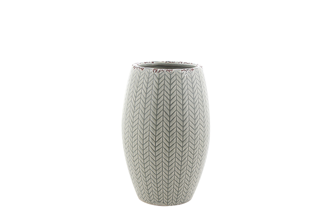 Obal vysoký 'Faja' šedý P18, V27 cm