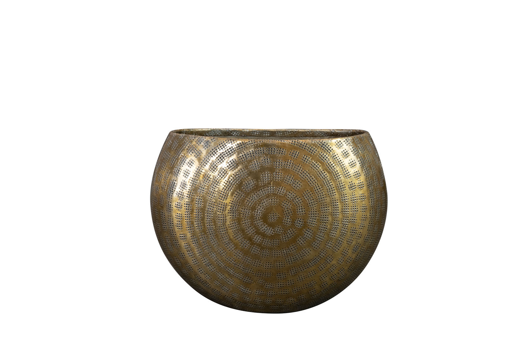 Obal (planter) 'Nynke' zlátý P25 x 13, V19 cm