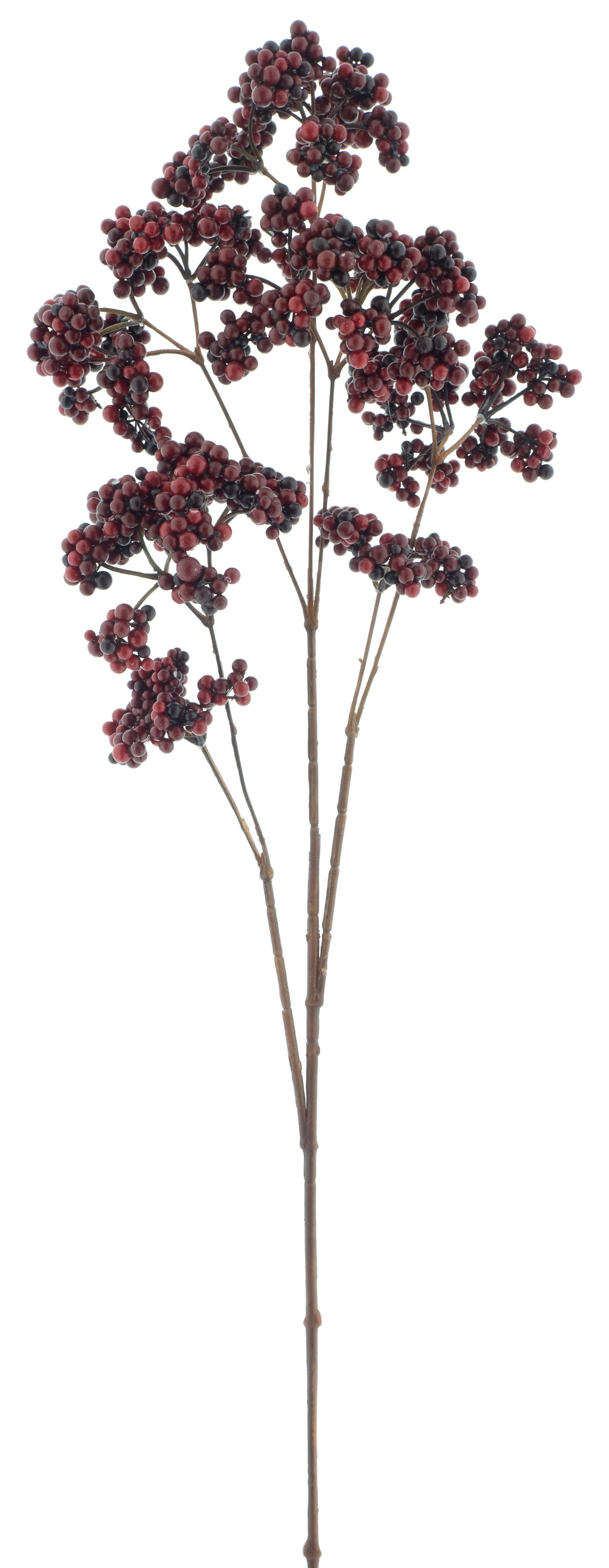 Bobule větev (spray) červená (burgundy) V96 cm
