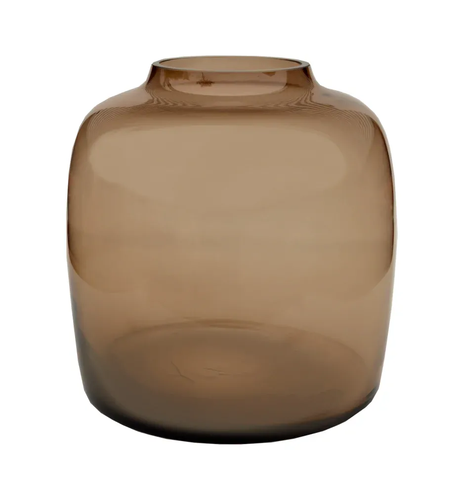 Váza 'Bartica' taupe (hnědá) P25, V25 cm
