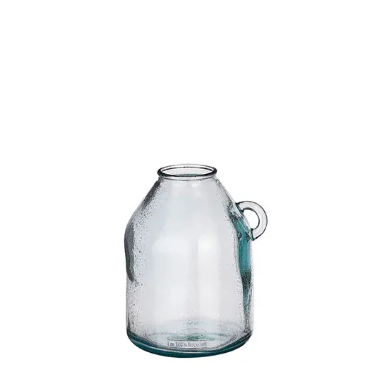 Váza 'Stila' sklo modrá v25,5, p21 cm