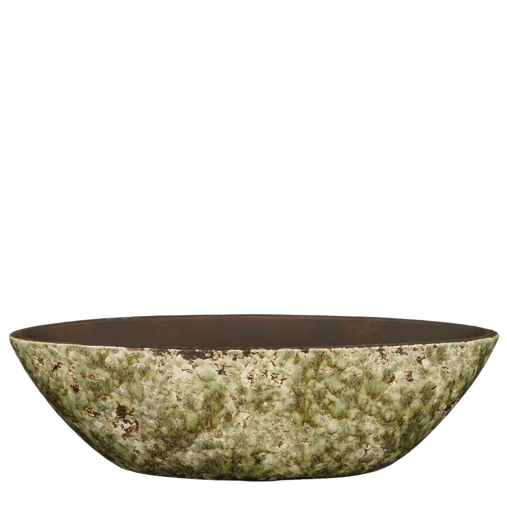 Obal 'Antica' oválný zelený V15, P48 cm