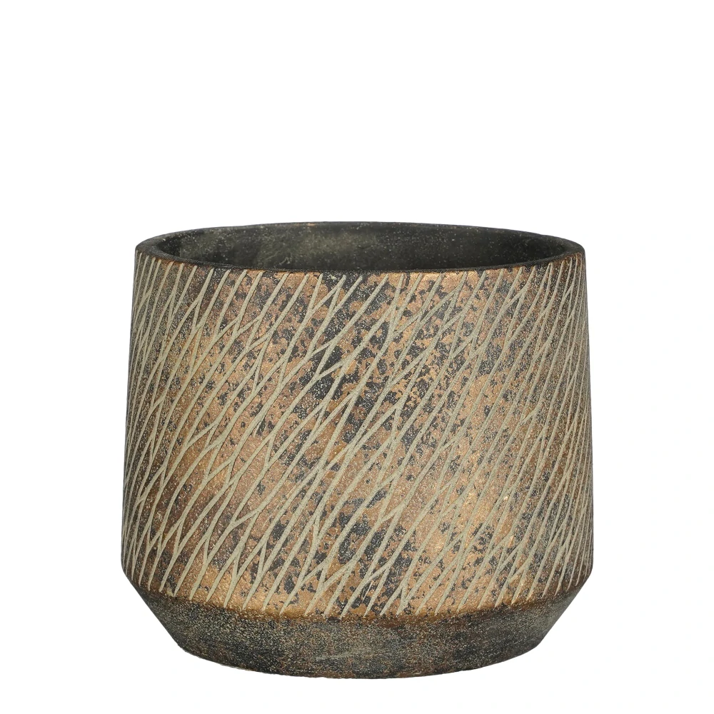 Obal 'Camino' kulatý hnědý V11,5, P13,5 cm
