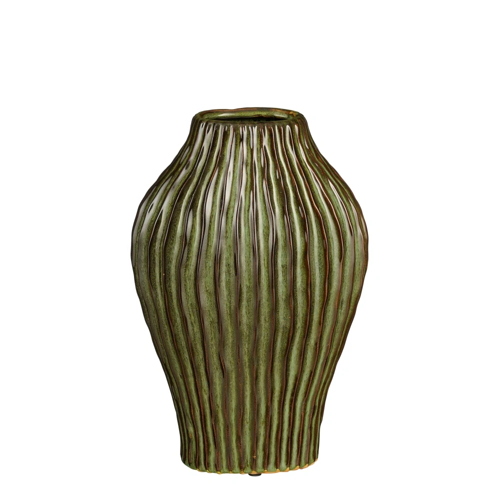 Váza 'Timo' zelená V32, P24 cm