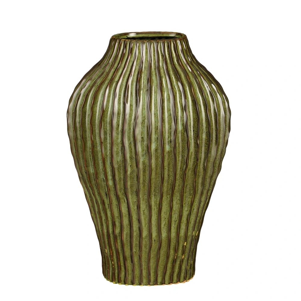 Váza 'Timo' zelená V45, P28 cm