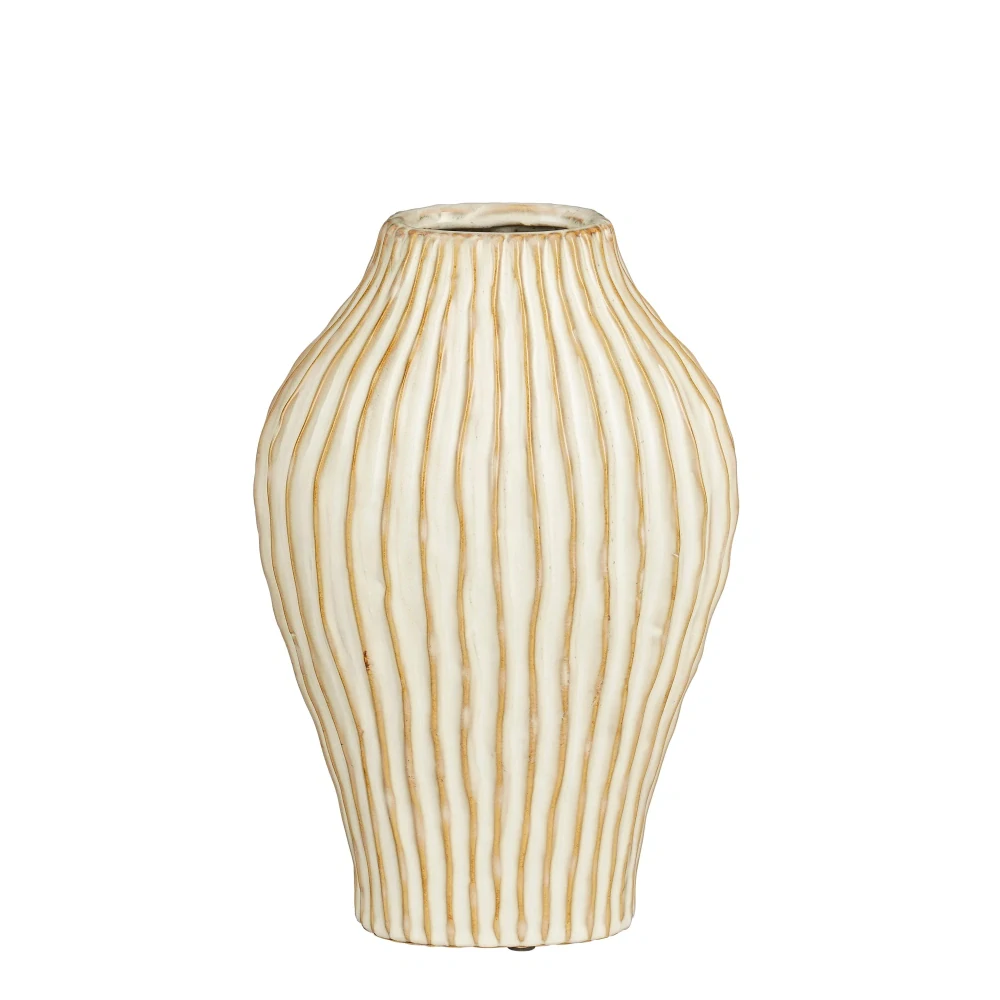 Váza 'Timo' bílá V32, P24 cm