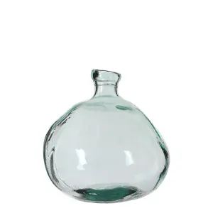 Organic vase transparent 33x33cm