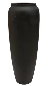 Váza 'Hobro' (rough) černá P37, V100 cm