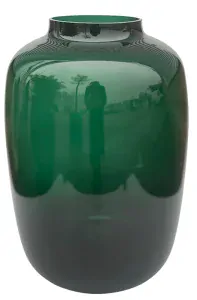 Váza 'Arctic' tmavozelená P25, V35 cm