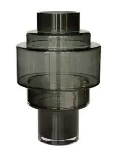 Váza 'Kasai' šedá P23, V35 cm