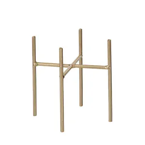 Držák na rostliny (na květináč) 'Scott  zlatý V13,5, P 14 cm