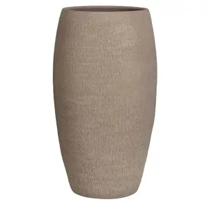 Váza 'Morgan' kulatá hnědá (taupe)  V70, P39 cm