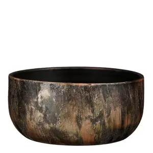 Mísa 'Roel' tmavozelená V17, P35 cm