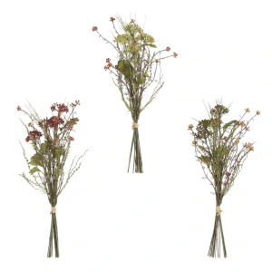 Bouquet allium zlutý/červ./zelený 40 x 14 cm