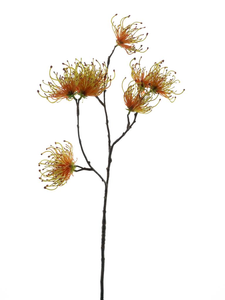 Větev Spider zlutá V70 cm