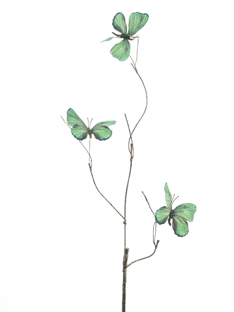 motýl x3 zelený 94 cm