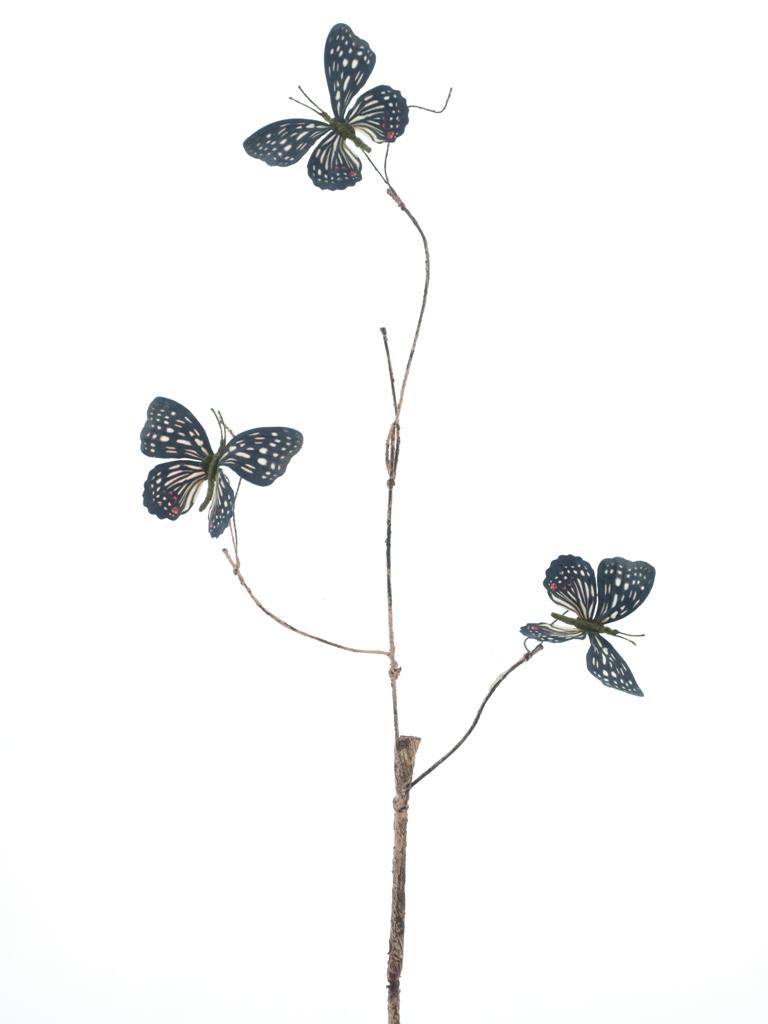 motýl x3 černý 94 cm