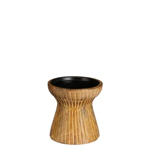 Svícen 'Indiana' hnědá V10, P10 cm