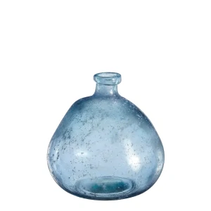 Váza 'Organic' sklo modrá V23, P20 c,