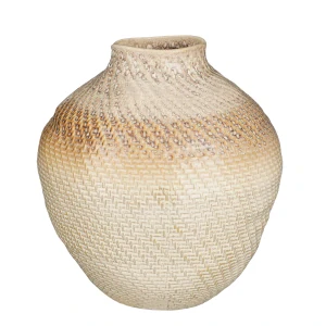 Váza 'Faye' hnědá V38, P33 cm