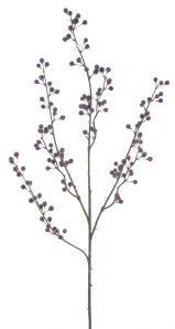 Bobulová větev „Rado“ fialová 84 cm