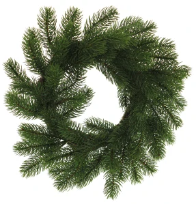 Borovicový věnec „Nisse“ zelený 35 cm