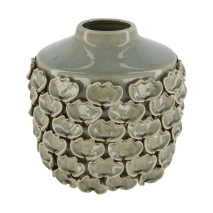 Lahvová váza kulatá, keramika, 24x24x23,5 cm