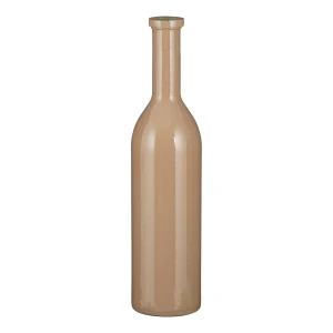 Láhev Rioja z recyklovaného skla, taupe - v75 x p18cm