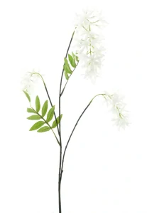 Jarní květ větvička bílá 103 cm