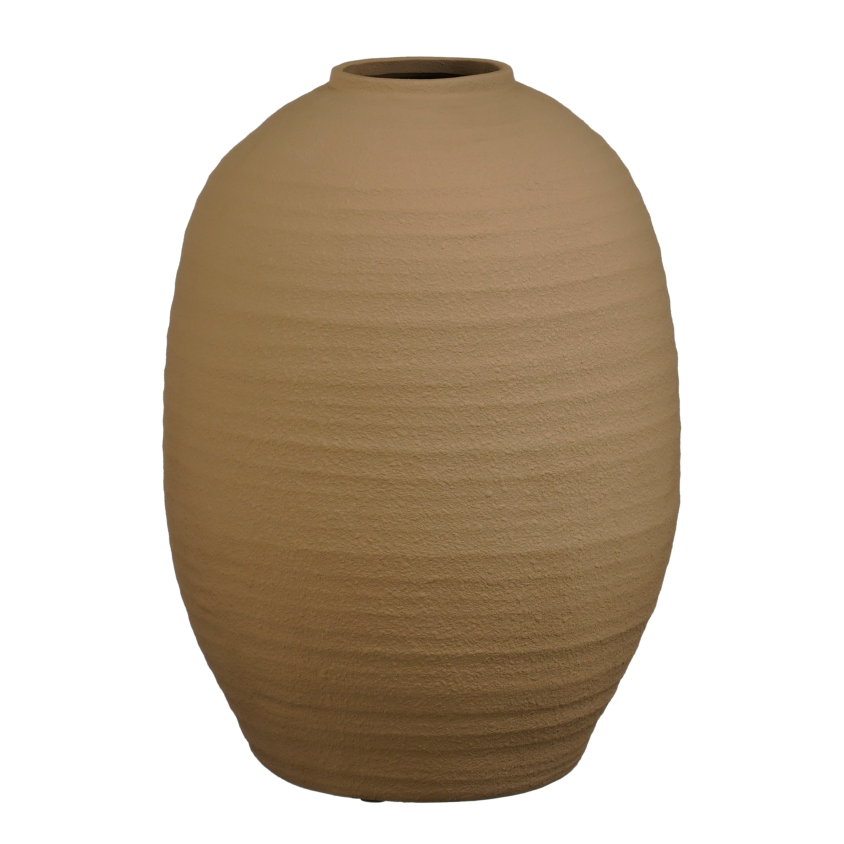 Váza Maite kulatá hnědá  - v54 x p39 cm