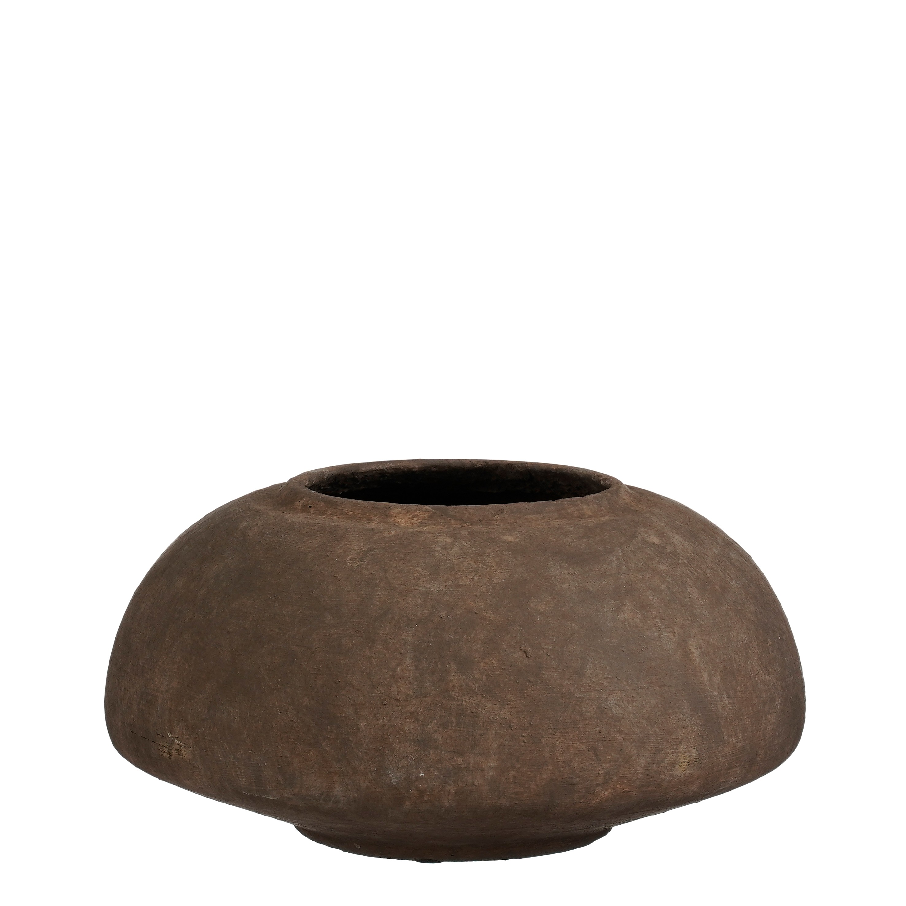 Kulatý květnáč Ares hnědý v17,5, p35 cm