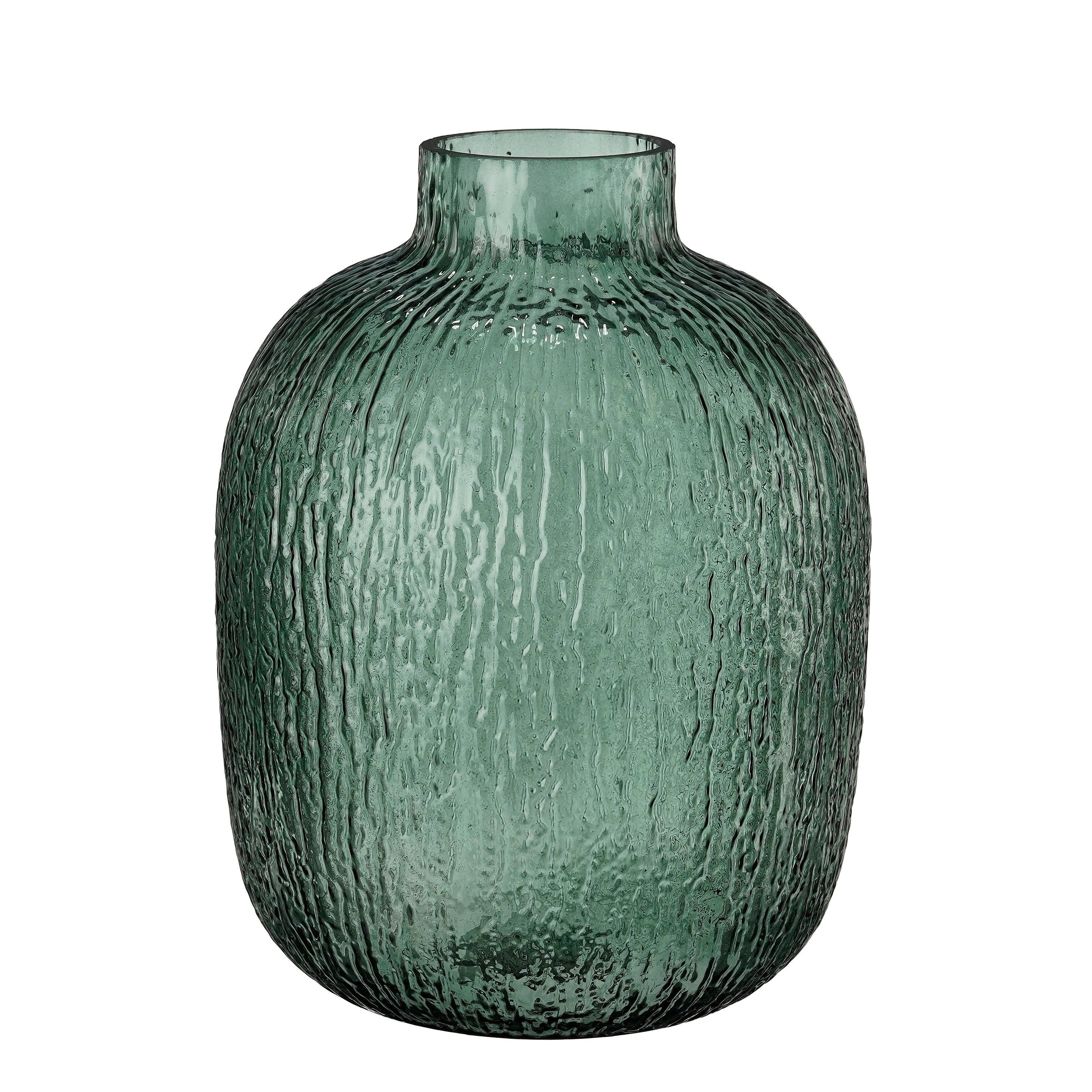 Váza Leco d. zelená - v23 x p18cm