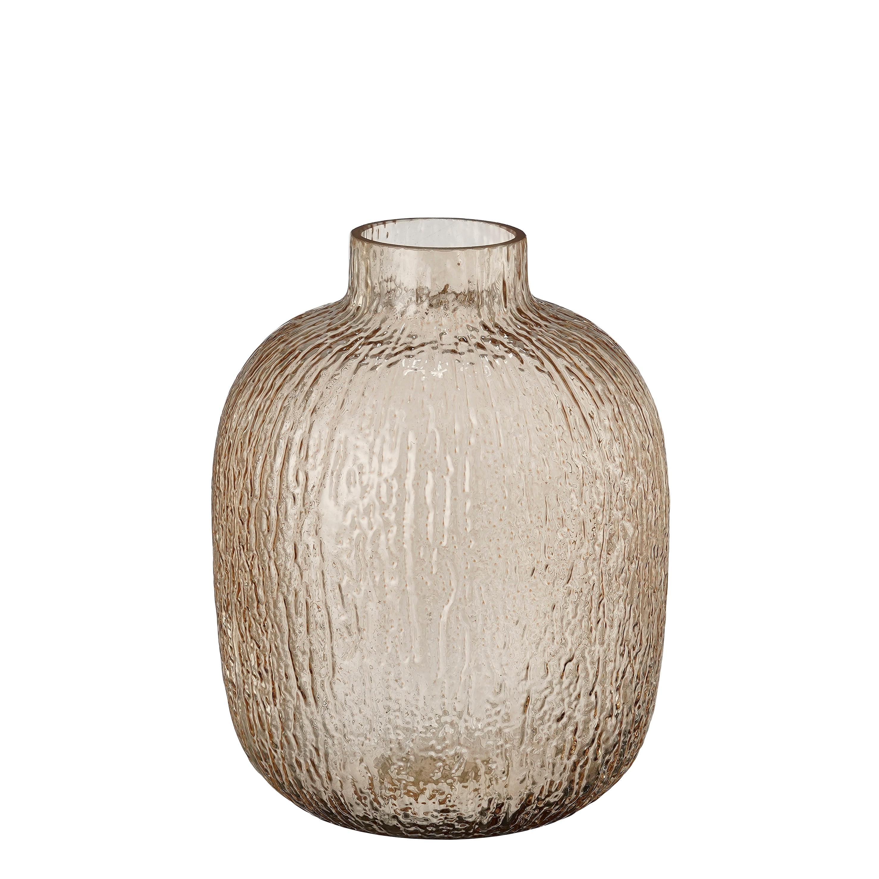 Váza Leco d. hnědá - v19,5, p14cm