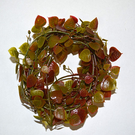 Foliage garland red 270cm