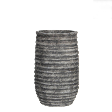 Vase round Magnus 32x20,5 grey