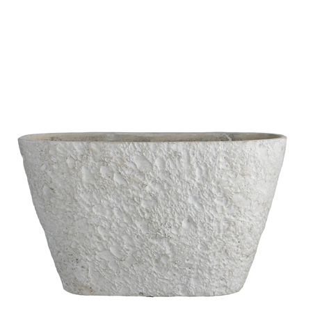 pot oval Milou 67x16,5x23 white
