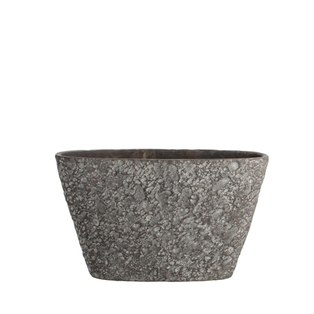 Pot oval Milou 35x14x20,5 brown