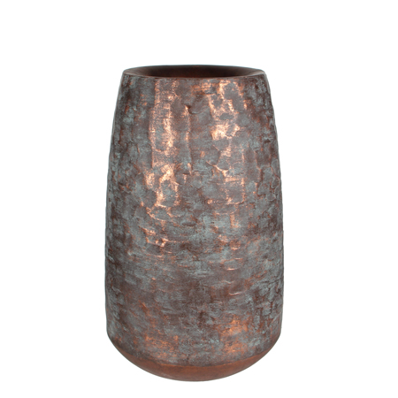 Boca vase copper h61x37cm