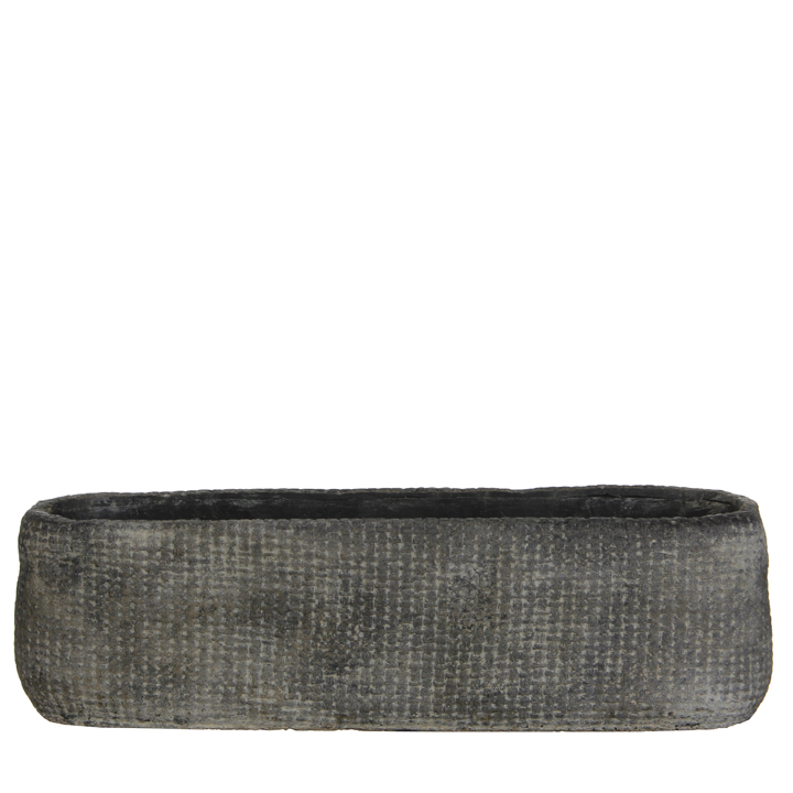 Obal Kyan oval d35 š11 v9 cm šedý