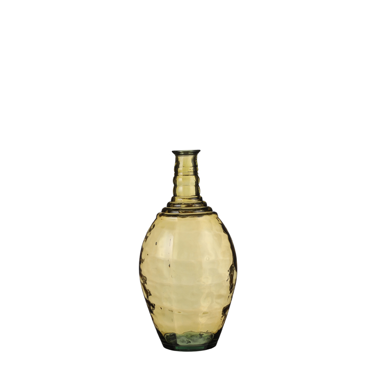 Granada vase glass ochre 60x28cm
