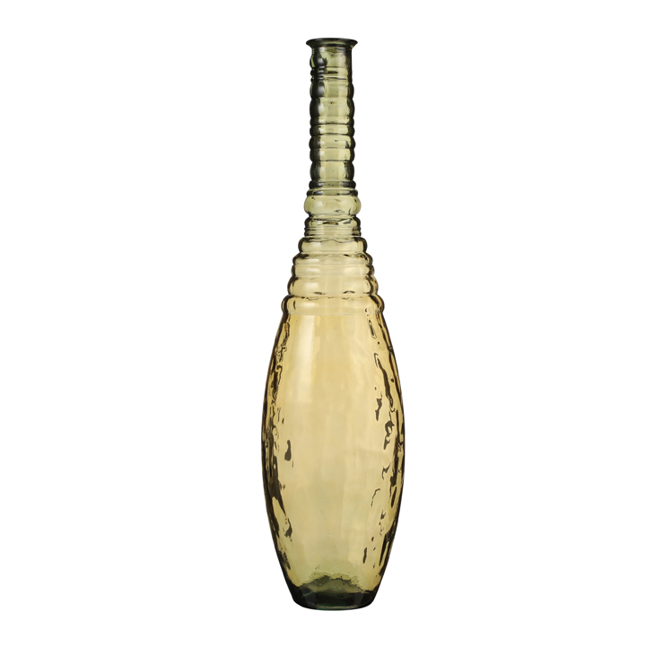 Granada vase glass ochre 100x20cm
