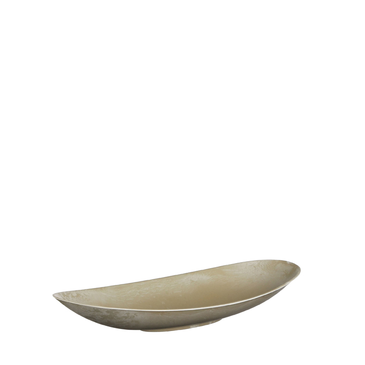 Mila mísa oval yellow/brown 40x17x6cm