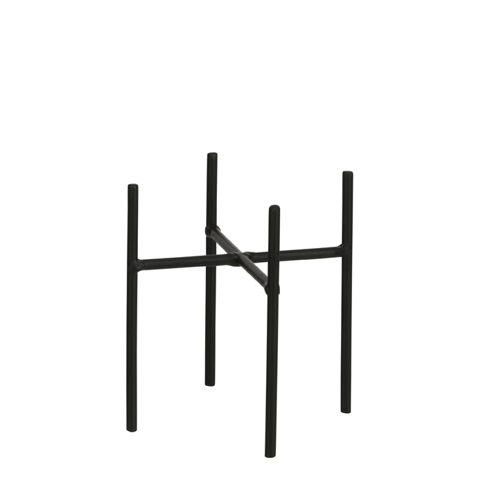 Ascot plant black 12,5x11,5cm