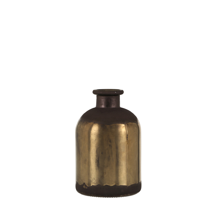 Bottle gold 17x11cm