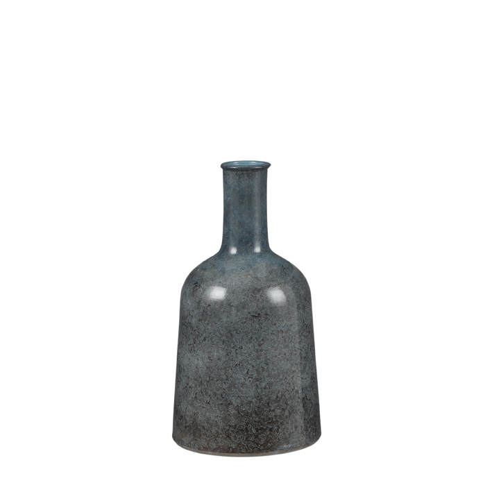 Oliver bottle round blue 35x22cm