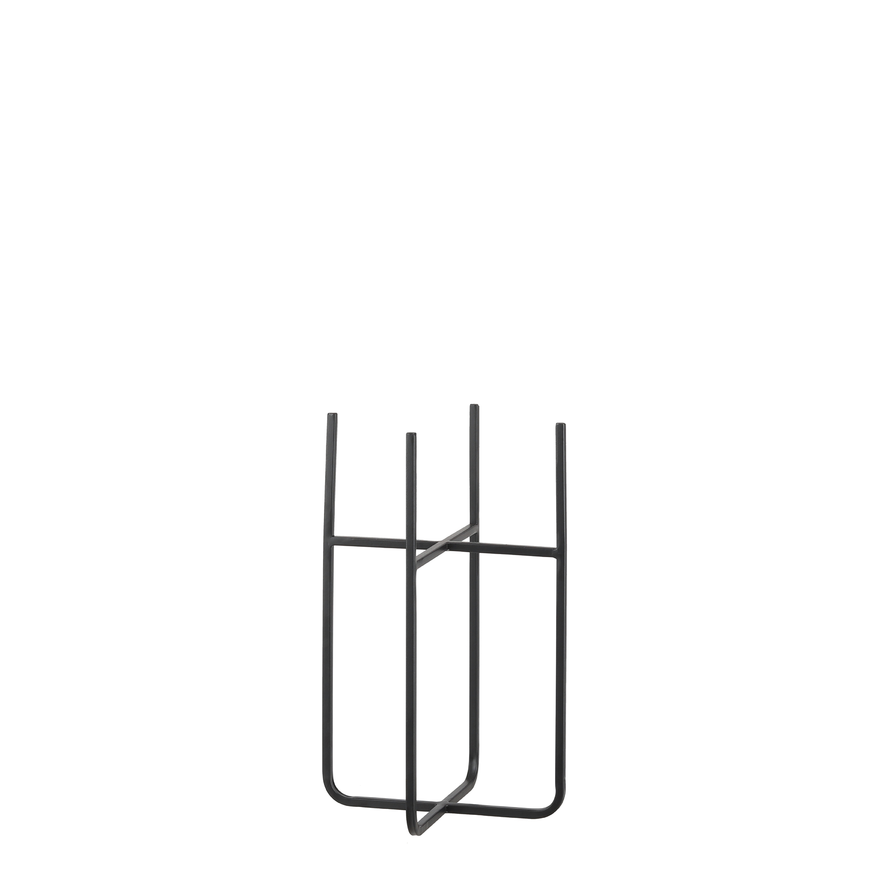Sparta plant stand black 16 x 16 x 35 cm